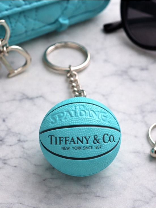unbranded Accessories - Tiffany Blue Mini Basketball Keychain Designer Inspired Bag Charm Cute